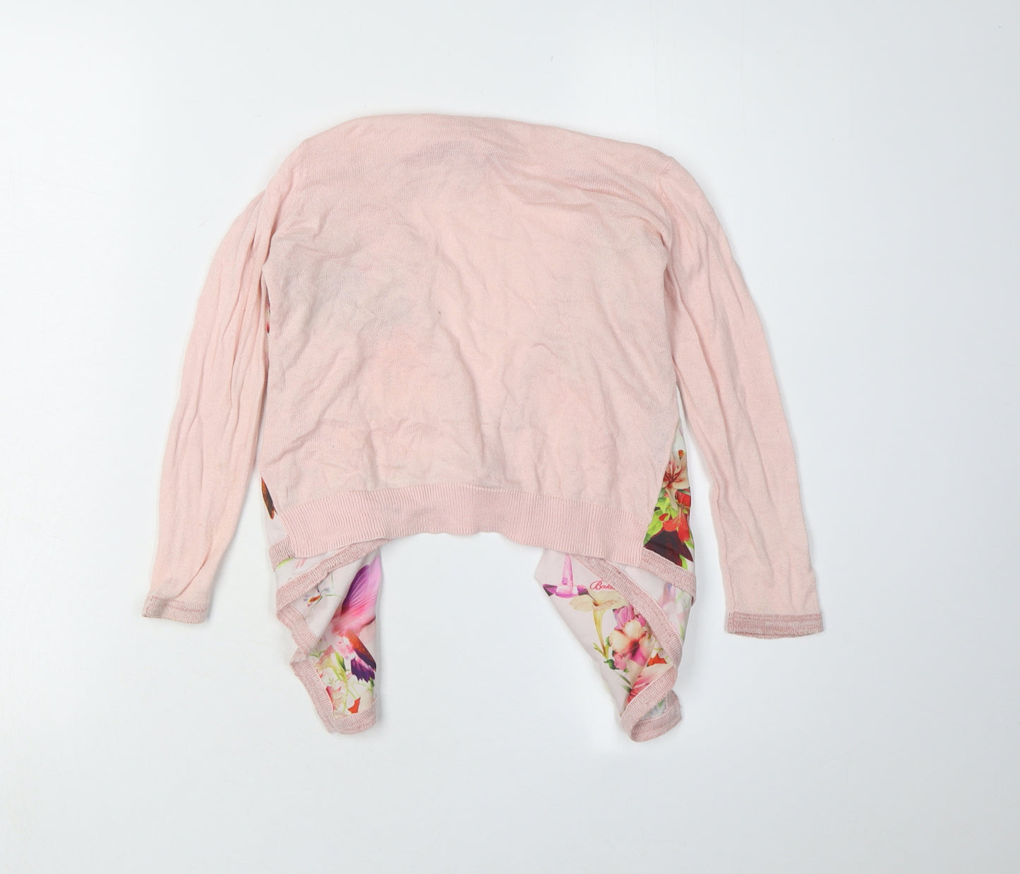 Baker by Ted Baker Girls Pink Floral Shrug 5-6 Years