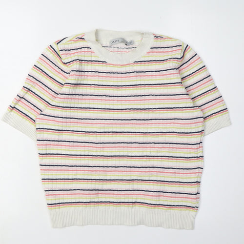 Oasis Women's Multicoloured Striped Pullover M