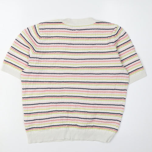 Oasis Women's Multicoloured Striped Pullover M