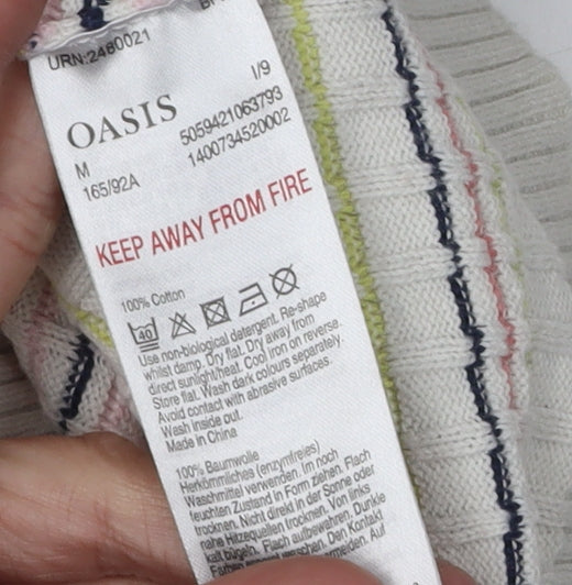 Oasis Women's Multicoloured Striped Pullover M