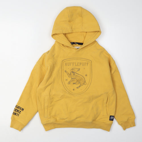 Marks and Spencer Boys Yellow Hufflepuff Hoodie 8-9 Years