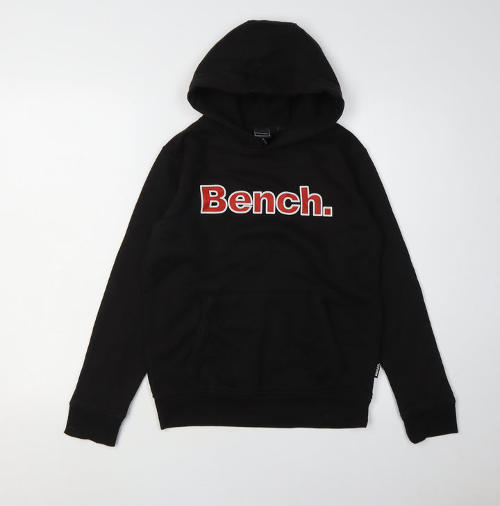 Bench Boys Black Pullover Hoodie - Graphic, 11-12 Years