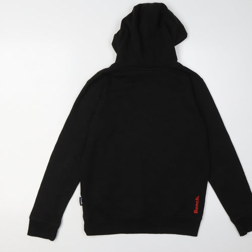 Bench Boys Black Pullover Hoodie - Graphic, 11-12 Years