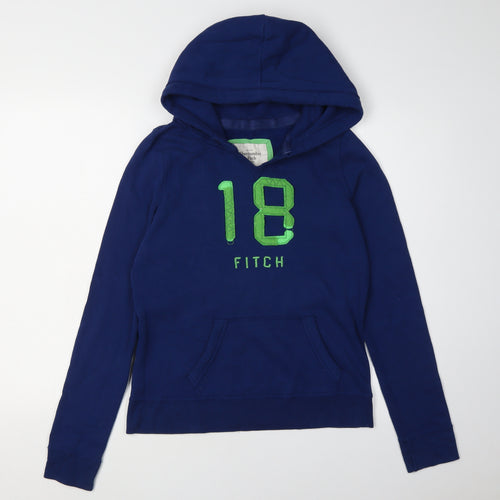 Abercrombie & Fitch Women's Blue Hoodie, M, Casual