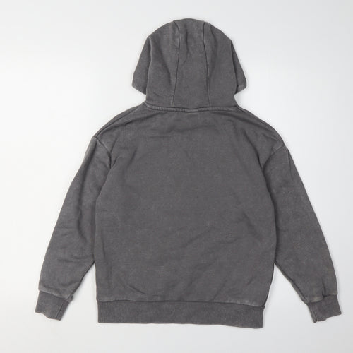 Disney Girls Grey Stitch Hoodie Pullover 10 Years
