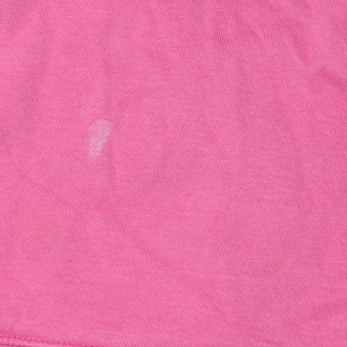 Nike Girls Pink Pullover Hoodie - M | Casual & Comfy