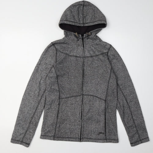 Saltrock Women's Grey Hooded Polyester Jacket Size 12