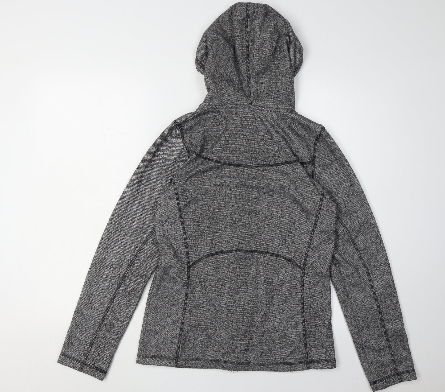 Saltrock Women's Grey Hooded Polyester Jacket Size 12