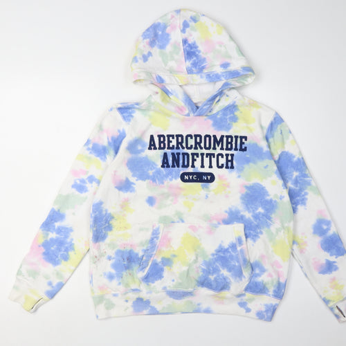 Abercrombie Girls Multicoloured Pullover Hoodie 15-16 Years