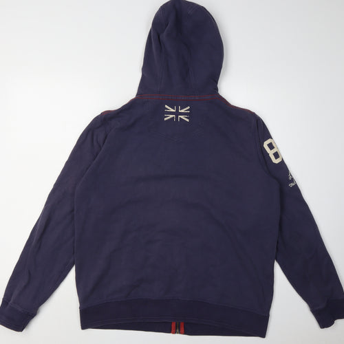 Fat Face Men's Blue Full Zip Hoodie L
