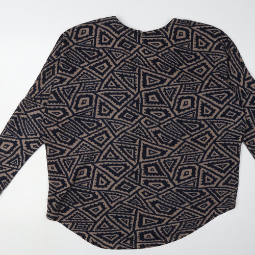 Izabel London Women's Multicoloured Geometric Jumper