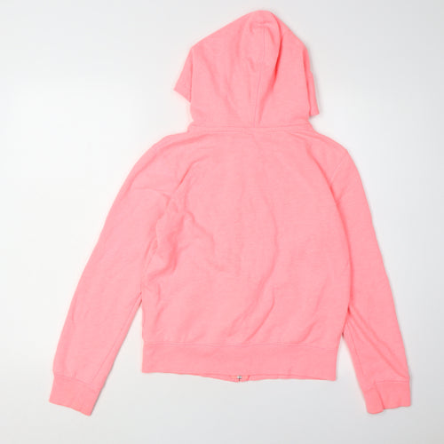 GAP Girls Pink XL Full Zip Logo Hoodie