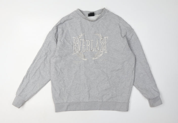 Everlast Women's Grey Logo Sweatshirt Size 8