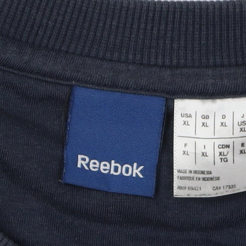 Reebok Men's Blue XL Pullover Sweatshirt