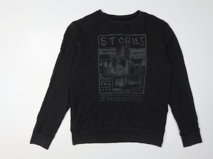 Jack & Jones Men's Black XL Pullover Sweatshirt