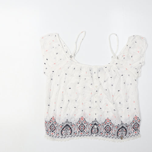 Superdry Women’s White Floral Camisole Blouse XS