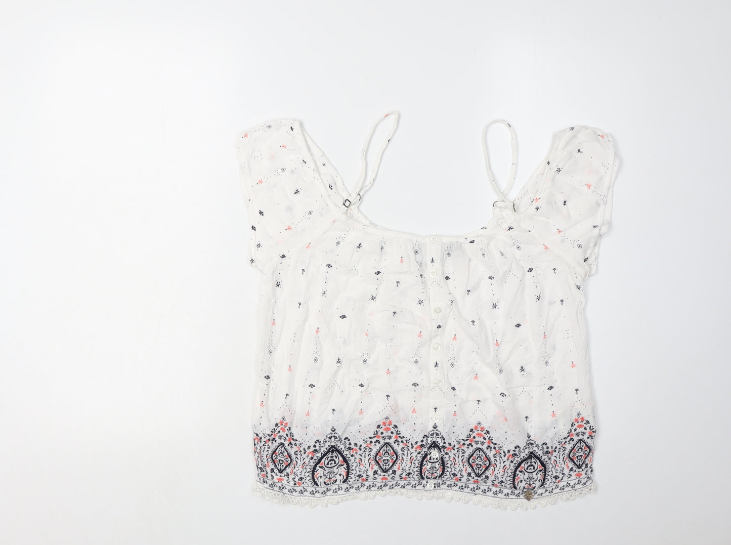 Superdry Women’s White Floral Camisole Blouse XS