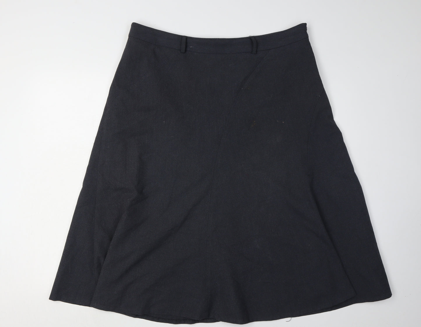 CC Women's Black A-Line Skirt, Size 16, Polyester Blend