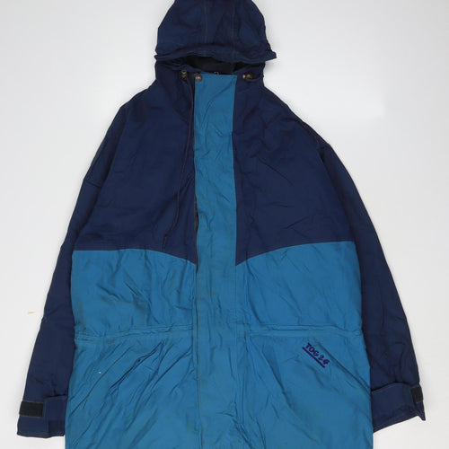 TOG 24 Men's Blue Hooded Parka L