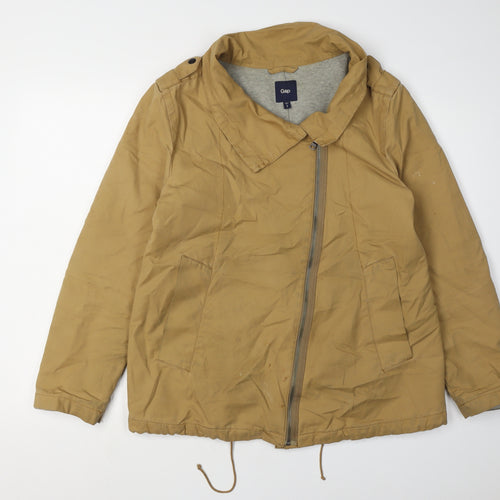 Gap Men's Beige Basic Jacket Size S - Regular Fit Casual