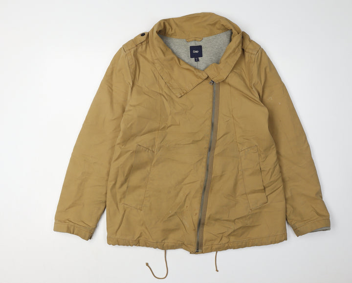 Gap Men's Beige Basic Jacket Size S - Regular Fit Casual