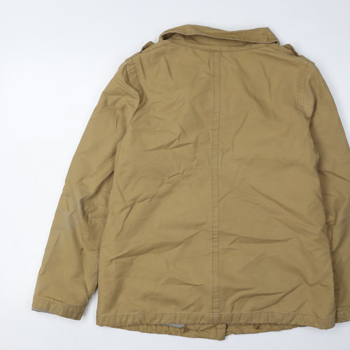Gap Men's Beige Basic Jacket Size S - Regular Fit Casual