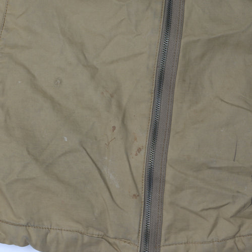 Gap Men's Beige Basic Jacket Size S - Regular Fit Casual