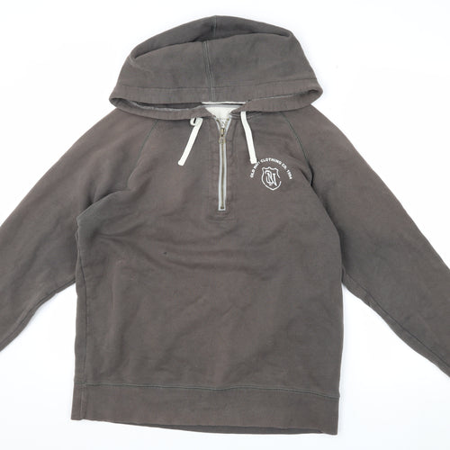 Old Navy Men's Grey 1/2 Zip Hoodie, Size S