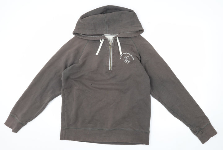 Old Navy Men's Grey 1/2 Zip Hoodie, Size S