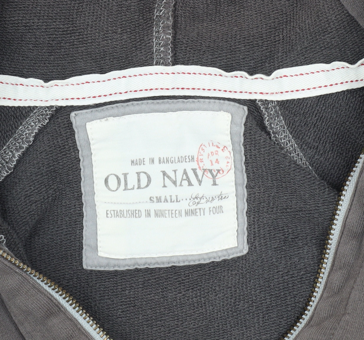 Old Navy Men's Grey 1/2 Zip Hoodie, Size S