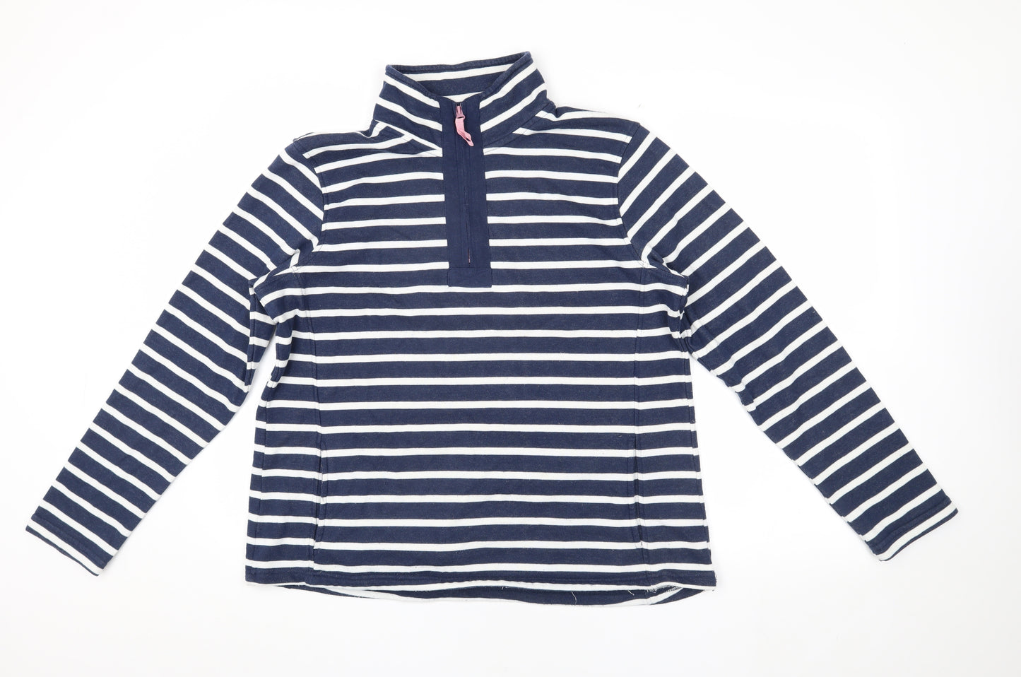 Mountain Warehouse Women's Blue Striped Sweatshirt UK 14