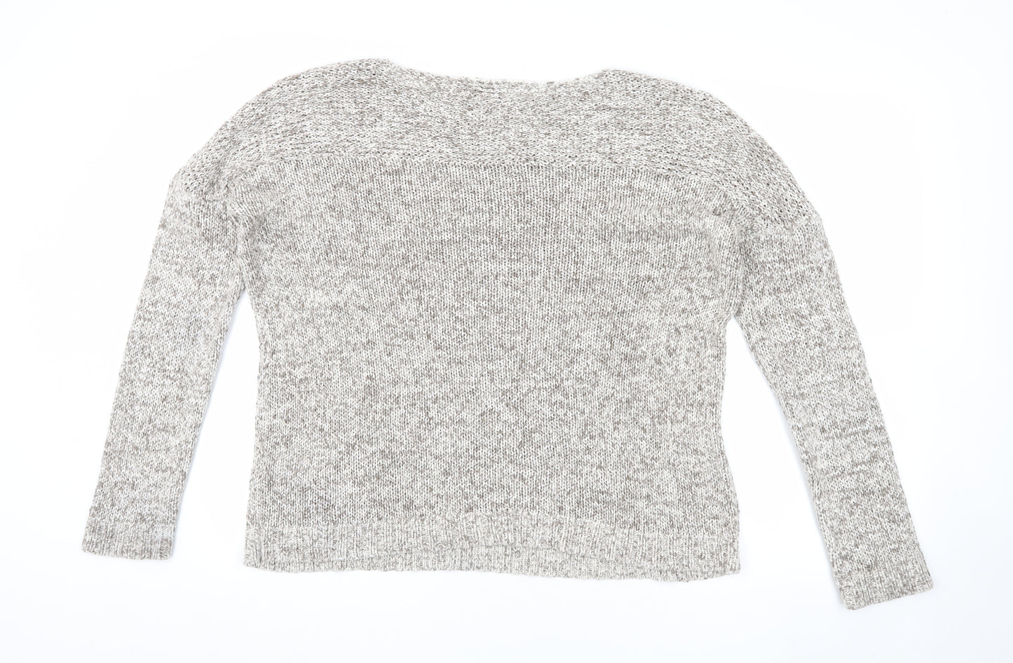 Hobbs Unisex Grey Chunky-Knit Pullover M