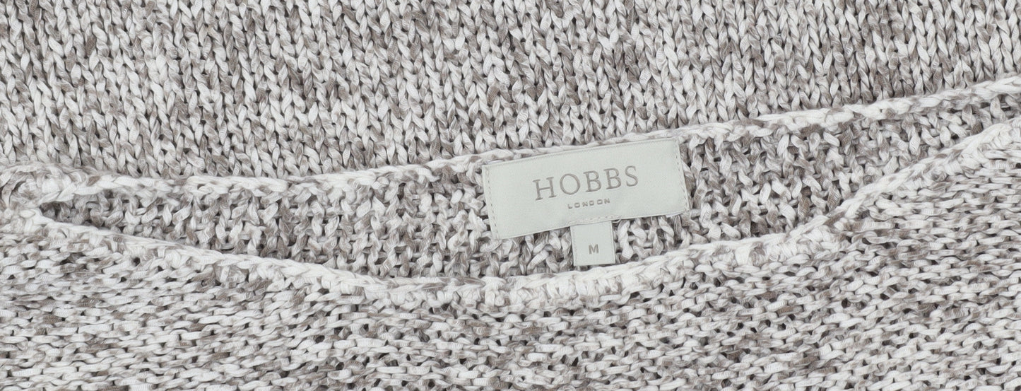 Hobbs Unisex Grey Chunky-Knit Pullover M