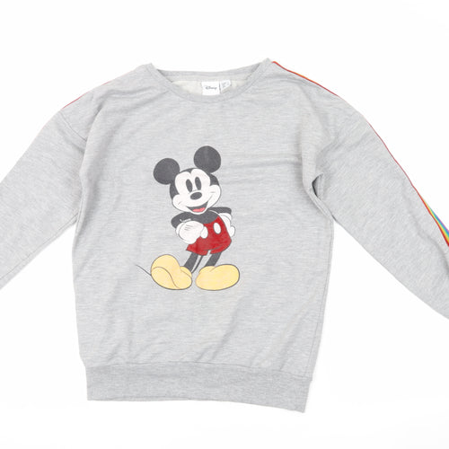 Disney Women’s Grey Sweatshirt Pullover Size 4