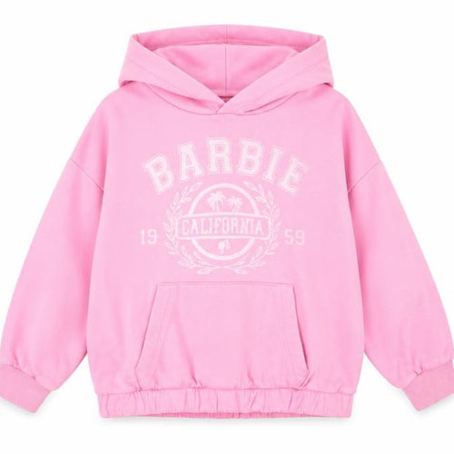 Barbie Pink Girls' Hoodie 7-8 Years Cotton Pullover