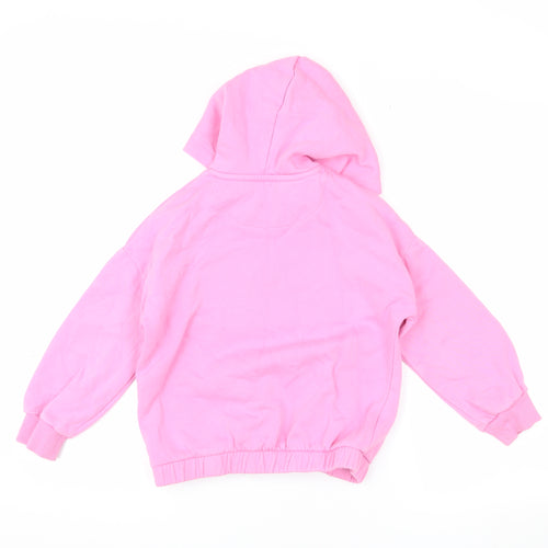 Barbie Pink Girls' Hoodie 7-8 Years Cotton Pullover