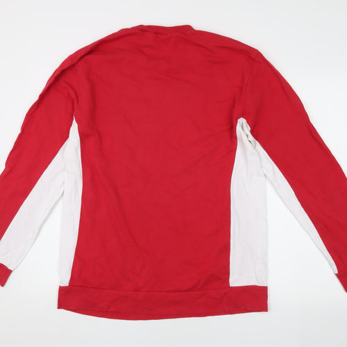 Spill The Tea London Men's Red Pullover Sweatshirt L