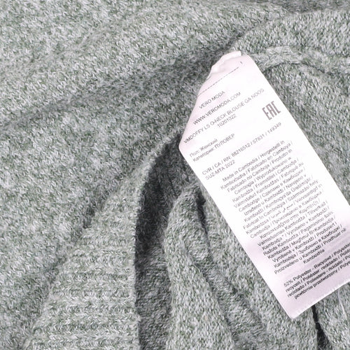 Vero Moda Women's Green XL Pullover Knit Jumper