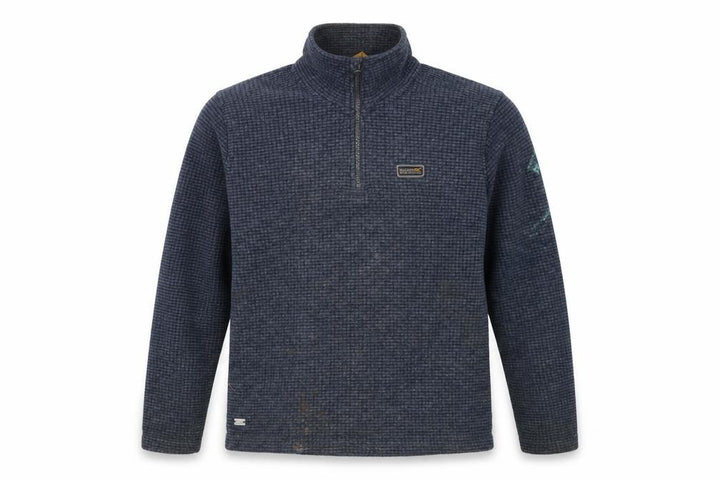 Regatta Men's Blue Fleece Henley Sweatshirt S