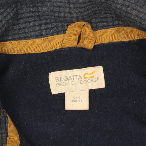 Regatta Men's Blue Fleece Henley Sweatshirt S