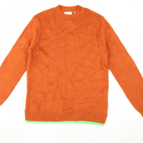 Collusion Men's Orange S Pullover Jumper