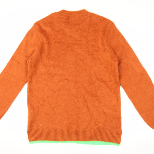 Collusion Men's Orange S Pullover Jumper