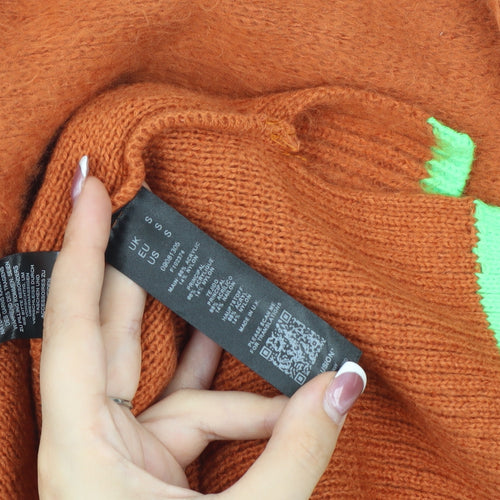 Collusion Men's Orange S Pullover Jumper