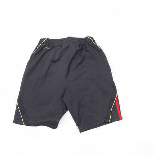 Adidas Boys Black Athletic Shorts Size 11-12 Years