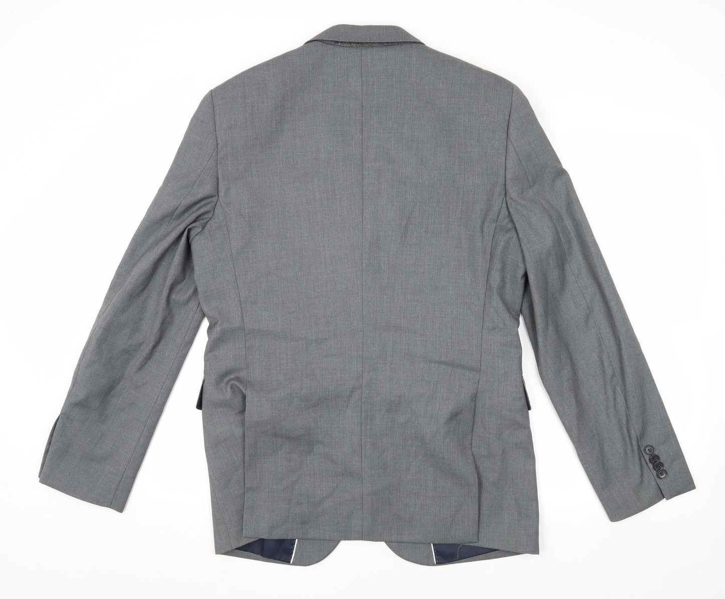 Topman Men's Grey Blazer 40 Regular Fit Classic
