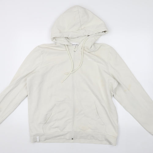 bekkin Men's Beige L Hooded Jacket Casual