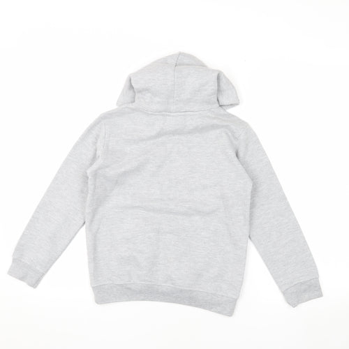 Umbro Boys Grey Pullover Hoodie 9-10 Years with Logo