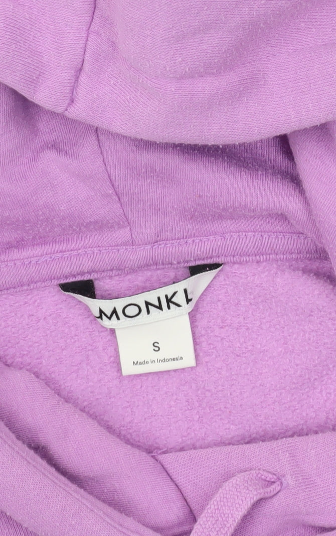 Monki Women's Purple Pullover Hoodie, Size S