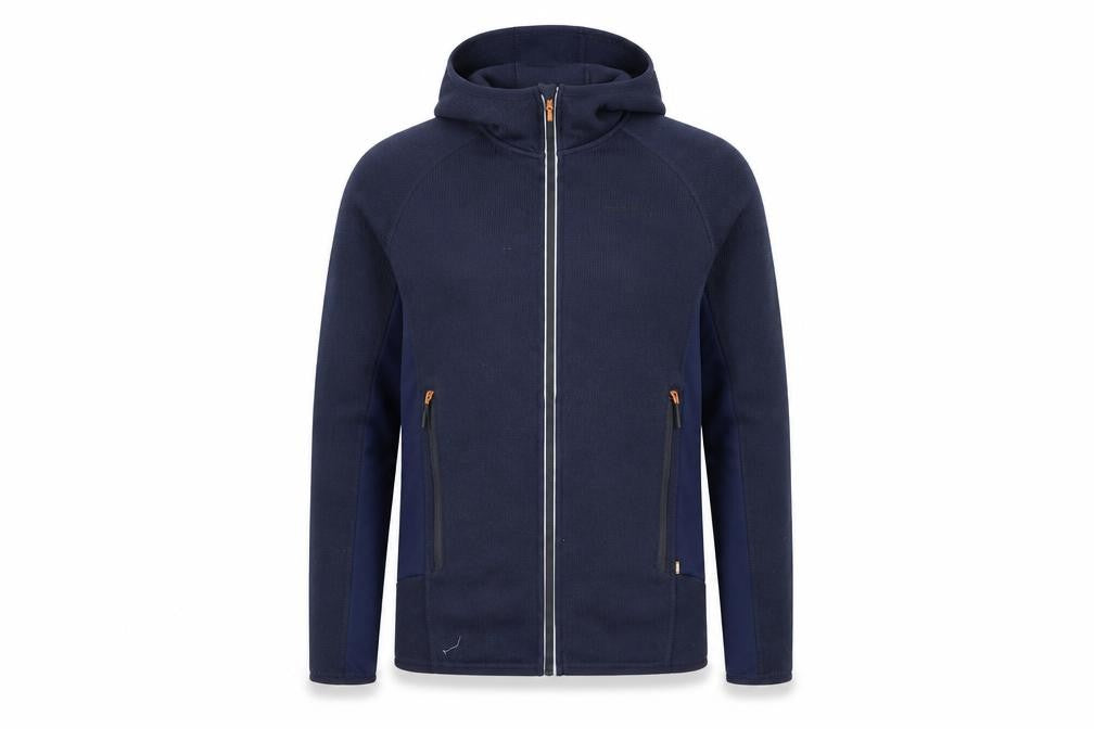 Front view of Craghoppers Men's Blue XS Hooded Basic Jacket