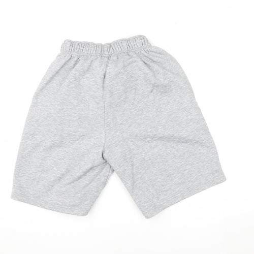 Slazenger Men's Grey Sweat Shorts M, Casual, Elastic Comfort